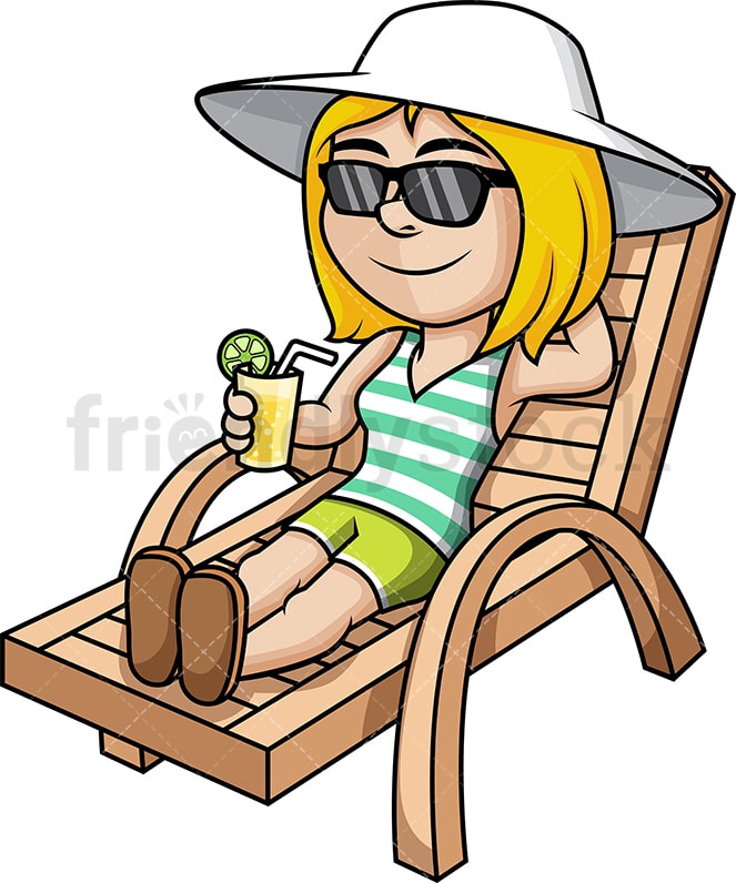 Detail Frau Am Strand Clipart Nomer 3