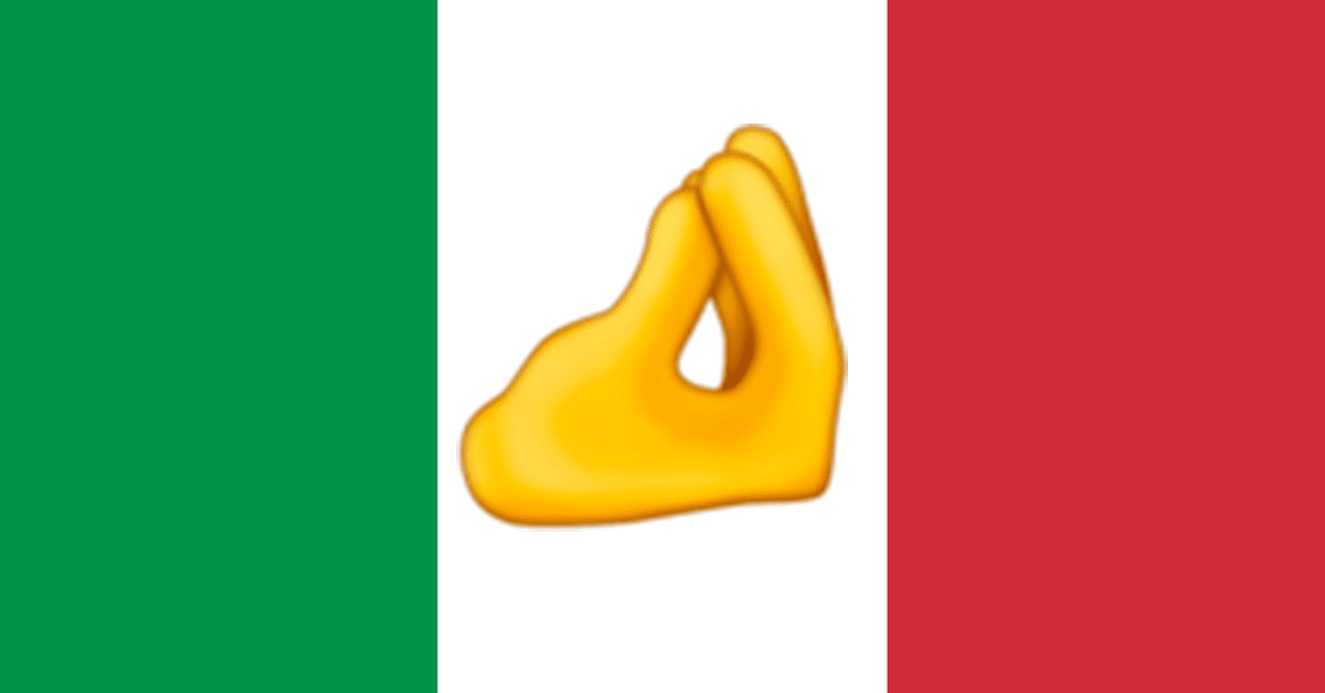 Detail Italien Emoji Nomer 6