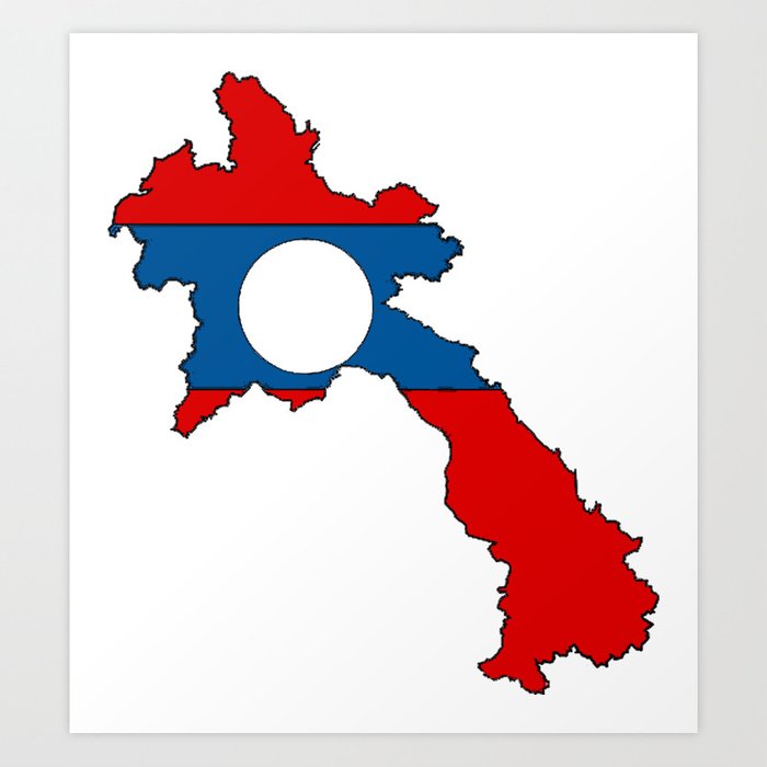 Detail Laos Flag Nomer 13