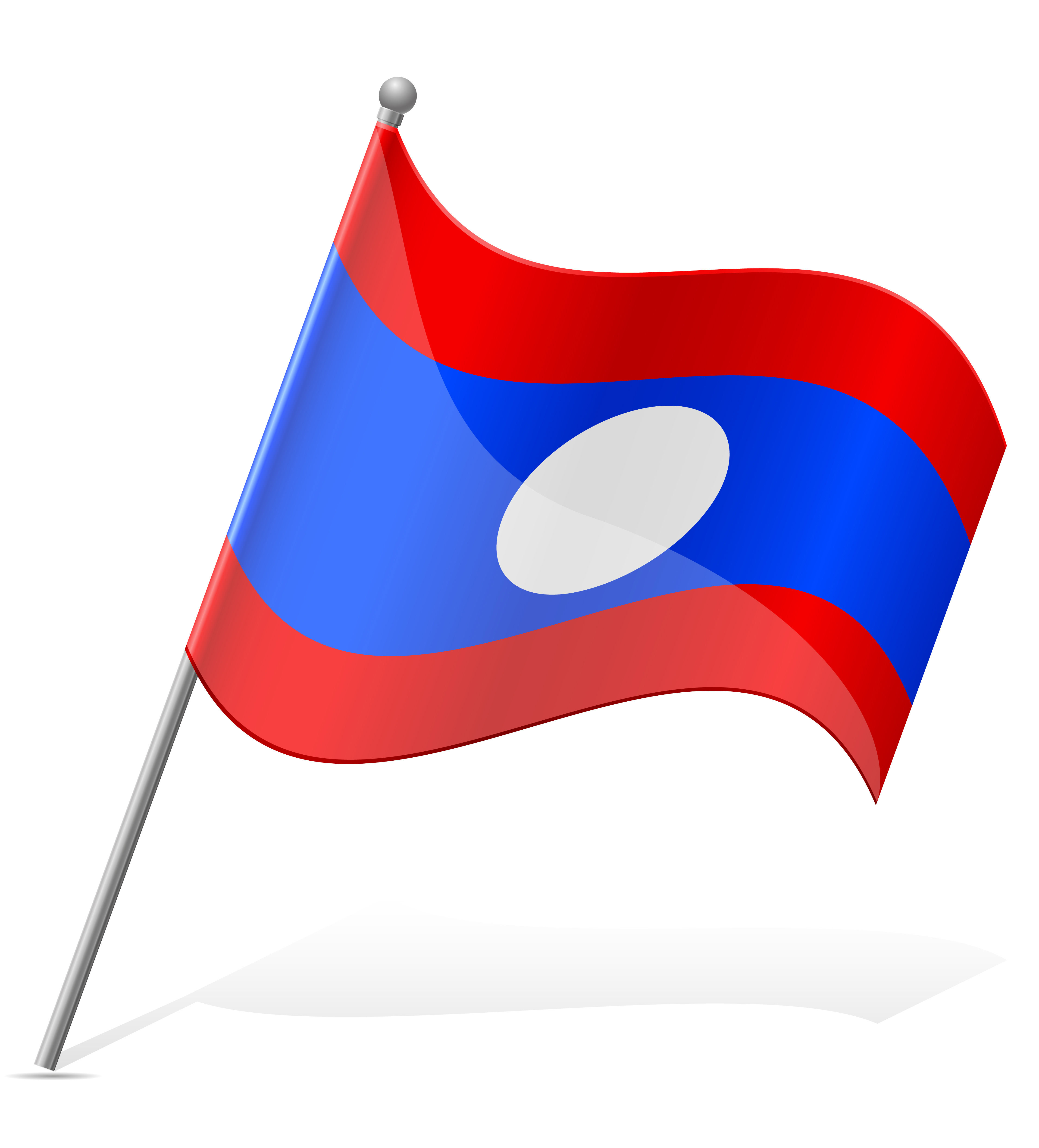 Detail Laos Flag Nomer 7