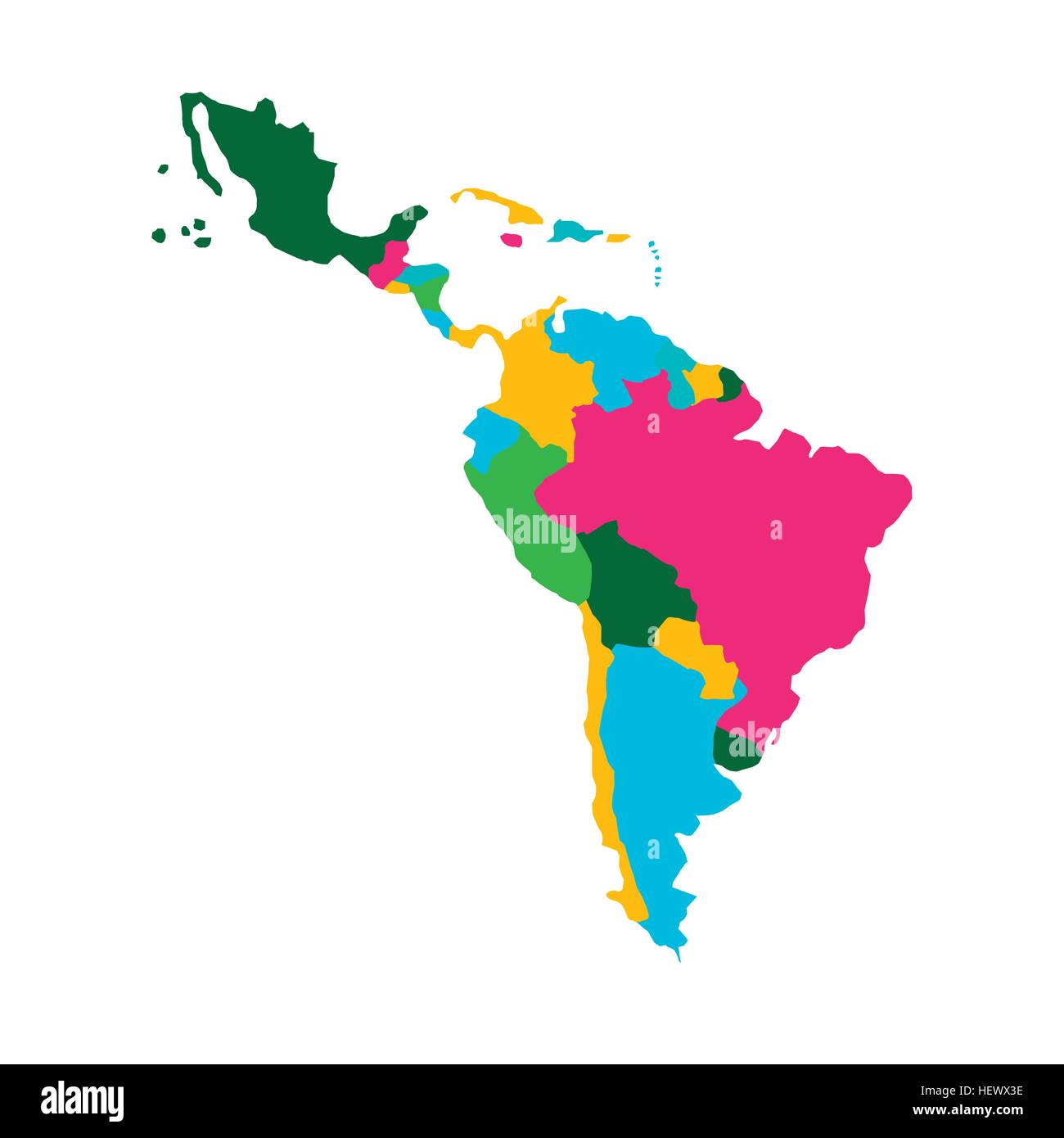 Detail Mapa Mundo America Latina Nomer 9