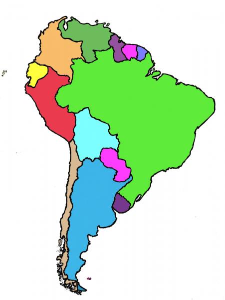 Detail Mapa Mundo America Latina Nomer 13