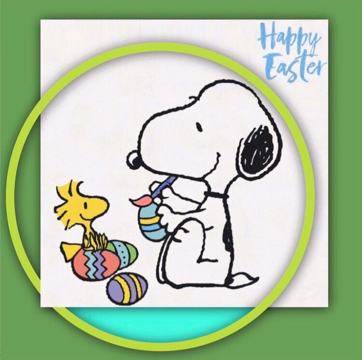 Detail Snoopy And Woodstock Easter Nomer 13