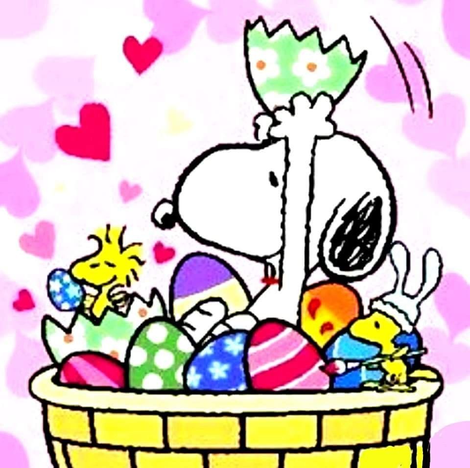 Detail Snoopy And Woodstock Easter Nomer 5