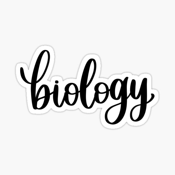 Biologie Schriftzug - KibrisPDR