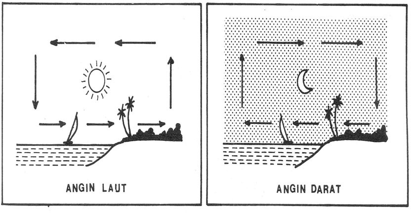 Detail Gambar Angin Darat Dan Angin Laut Nomer 12