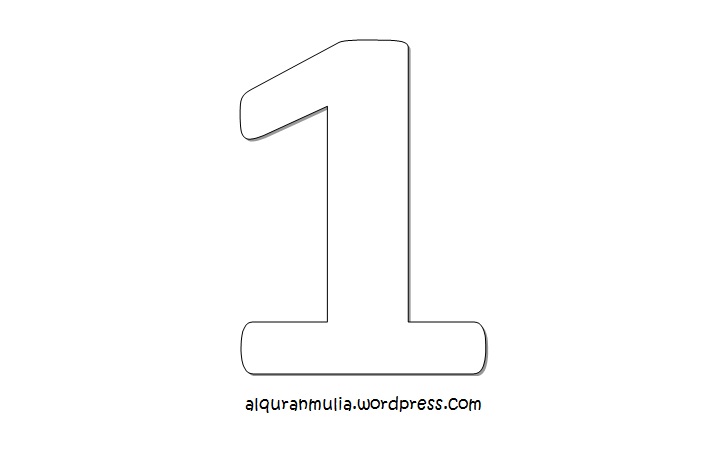 Detail Gambar Angka 1 Hitam Nomer 19