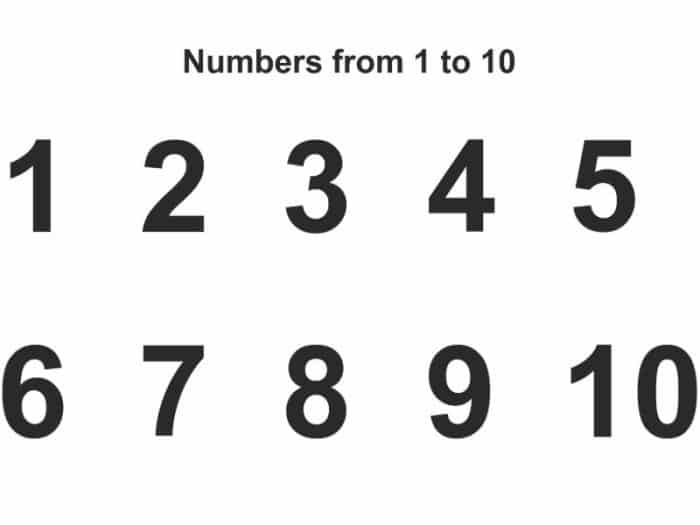 Detail Gambar Angka 1 Sampai 10 Nomer 9