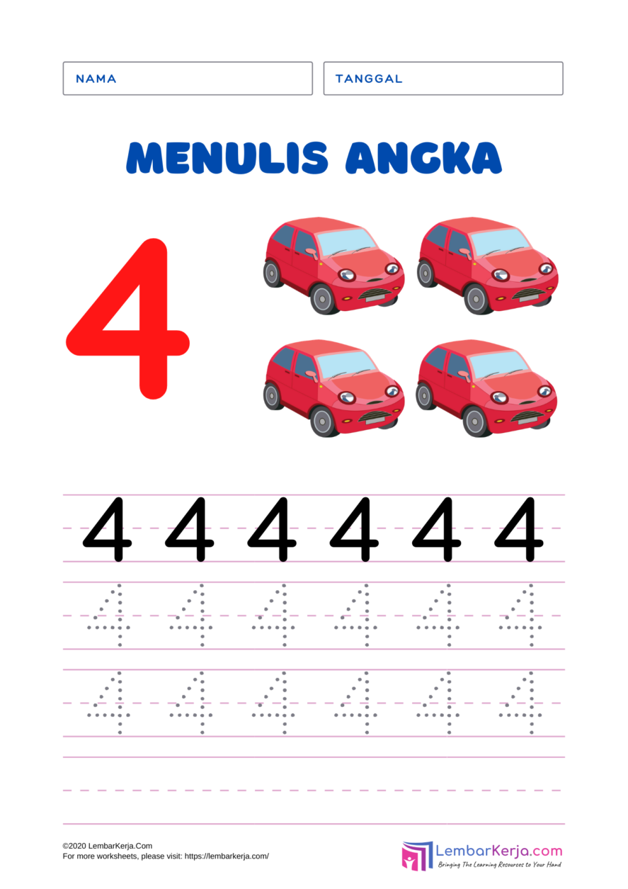 Detail Gambar Angka 4 Nomer 47