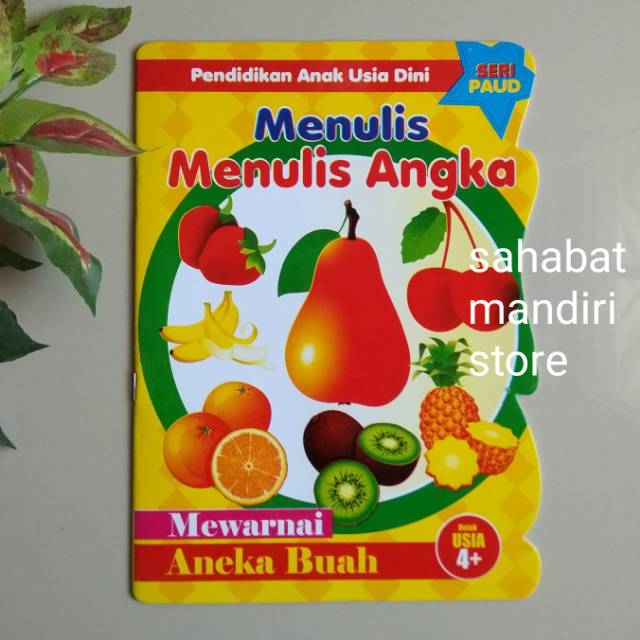 Detail Gambar Angka Dan Buah Mewarnai Buah Nomer 49