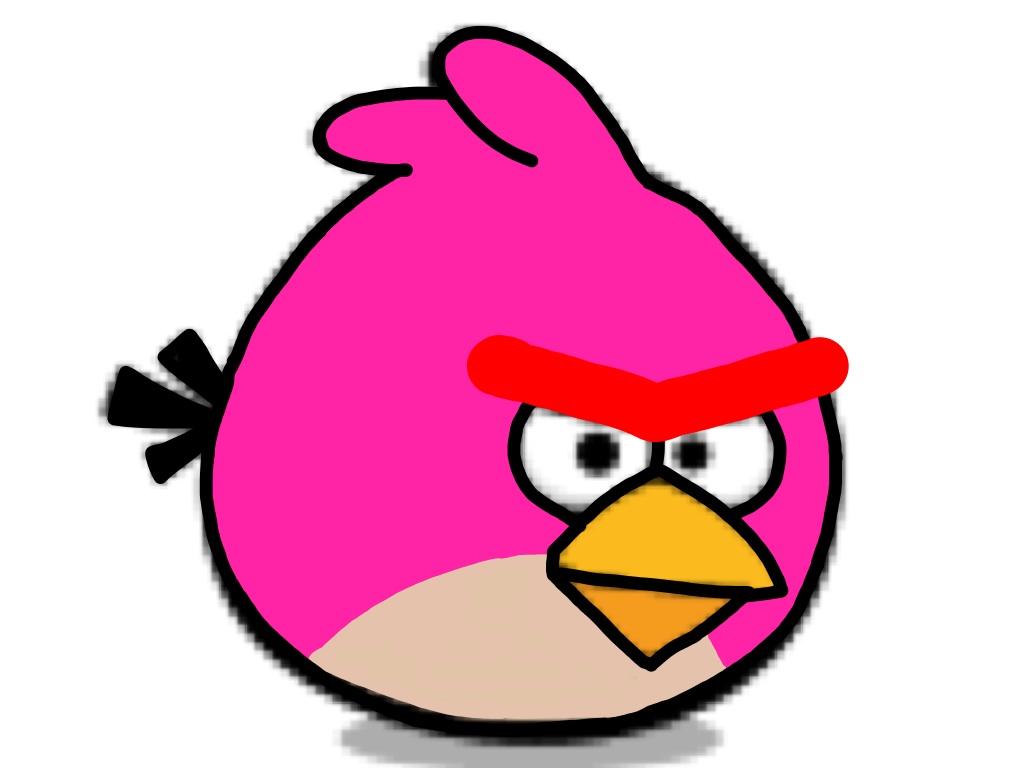 Detail Gambar Angry Bird Pink Nomer 29