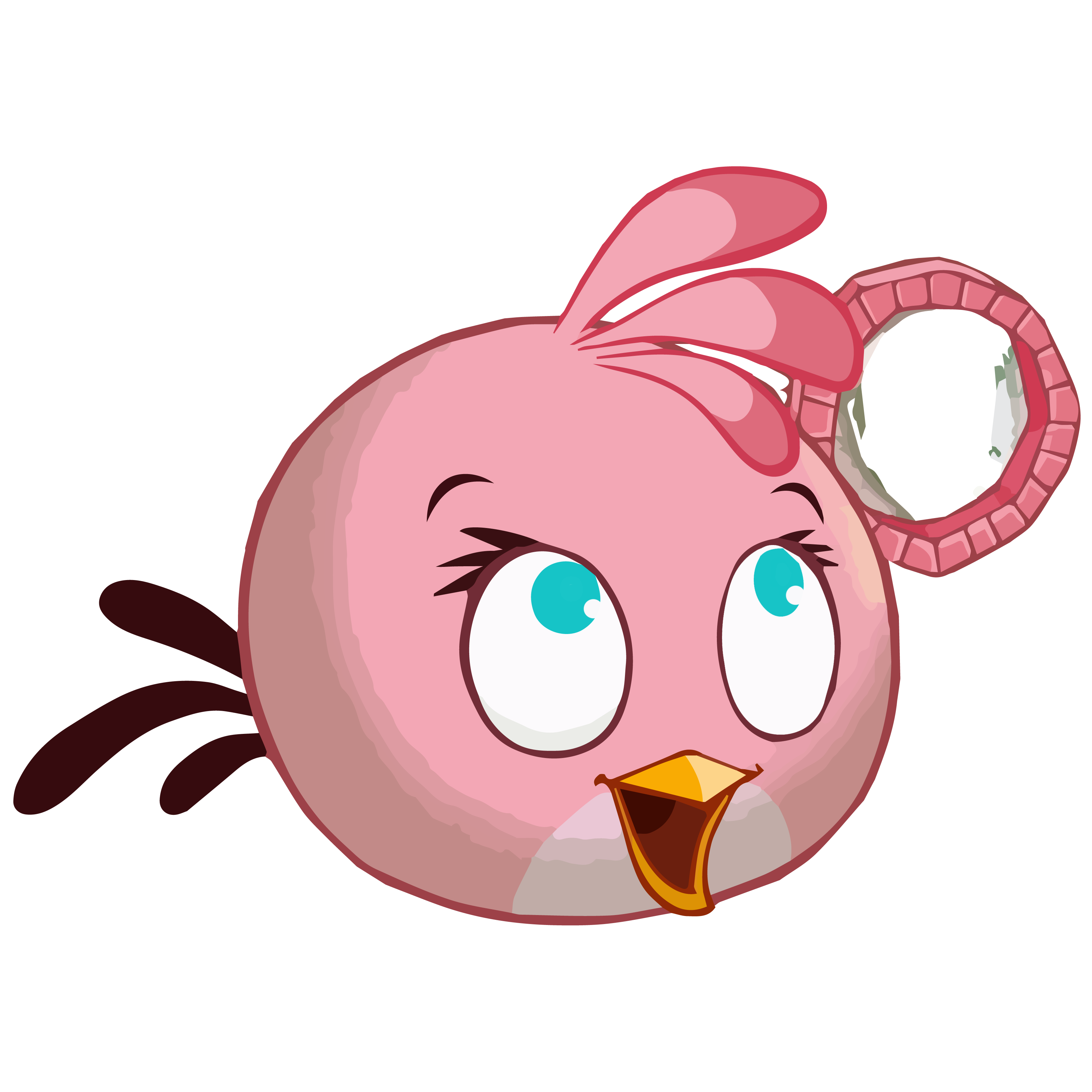 Detail Gambar Angry Bird Pink Nomer 6