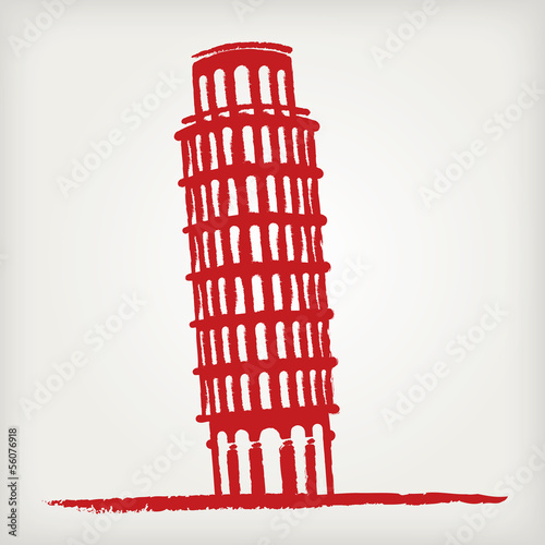 Detail Schiefer Turm Von Pisa Touristen Fotos Nomer 7