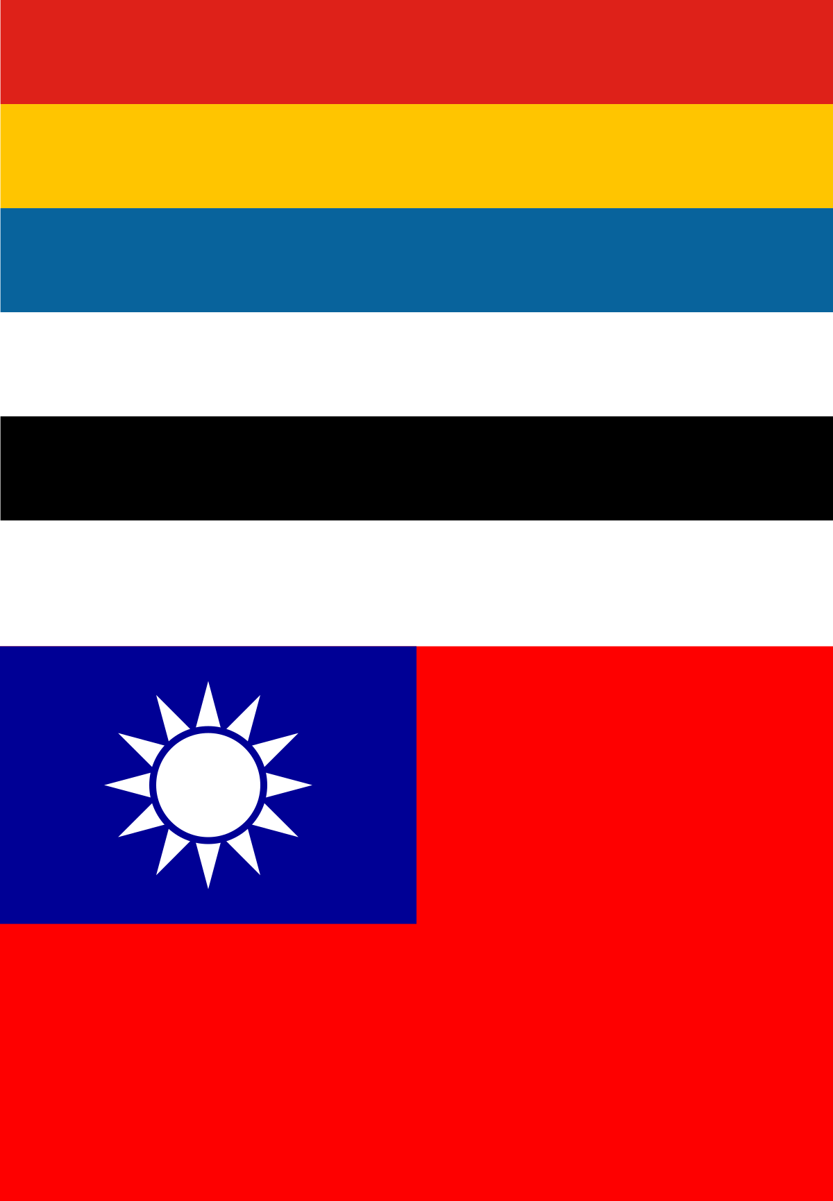 Alte Chinesische Flagge - KibrisPDR