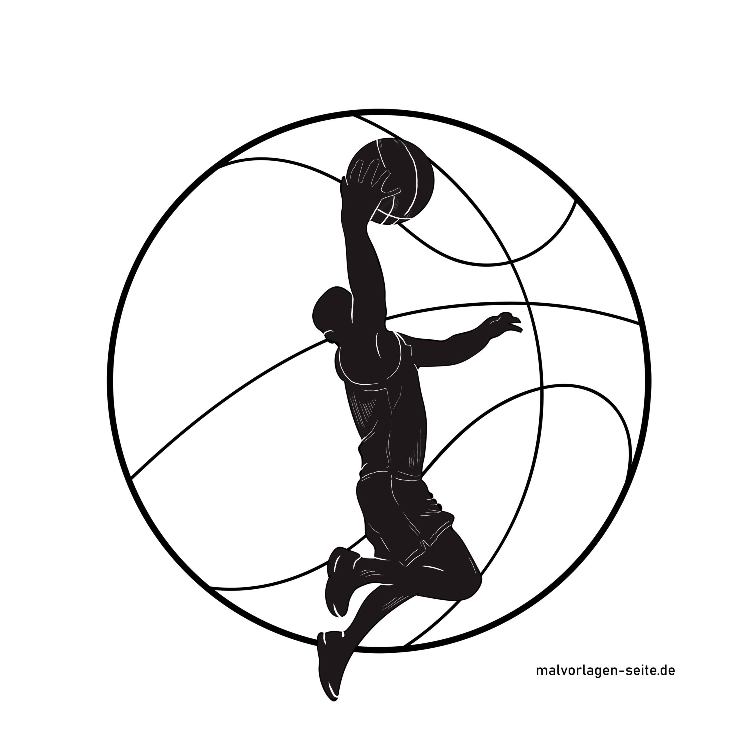 Detail Basketball Malen Nomer 22