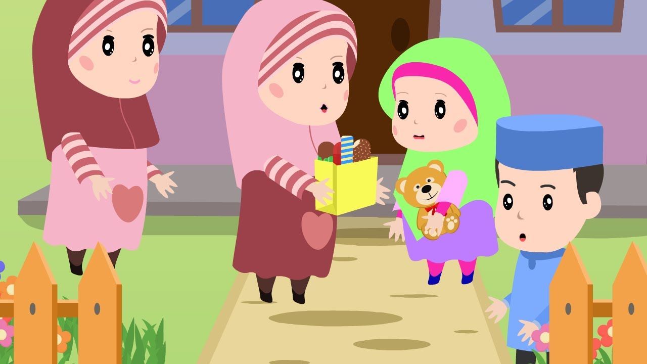 Detail Gambar Animasi Anak Muslim Belajar Nomer 12