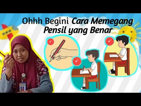 Detail Gambar Animasi Anak Sd Memegang Pensil Nomer 21