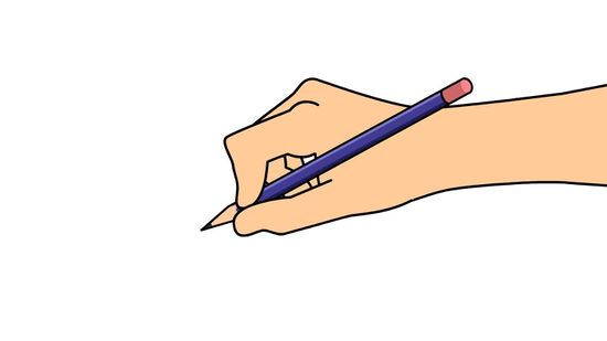 Detail Gambar Animasi Anak Sd Memegang Pensil Nomer 10