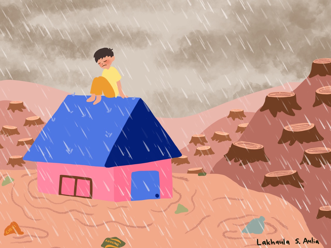 Detail Gambar Animasi Banjir Nomer 36