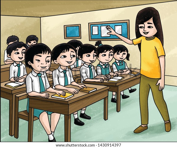 Detail Gambar Animasi Belajar Di Kelas Nomer 21