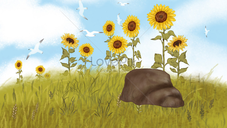 Detail Gambar Animasi Bergerak Bunga Matahari Nomer 36