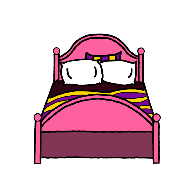 Detail Bed Drawing Nomer 2