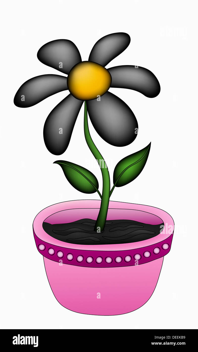 Detail Gambar Animasi Bunga Dalam Pot Nomer 34
