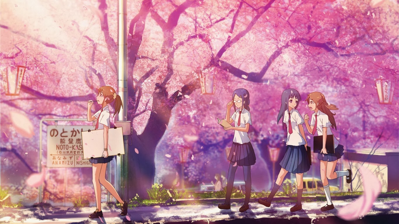 Detail Gambar Animasi Bunga Sakura Berguguran Nomer 25