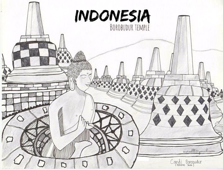 Detail Gambar Animasi Candi Borobudur Nomer 55