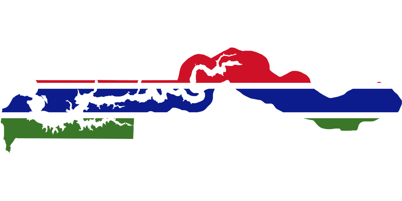 Gambia Weltkarte - KibrisPDR