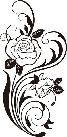 Detail Verwelkte Rose Tattoo Nomer 9