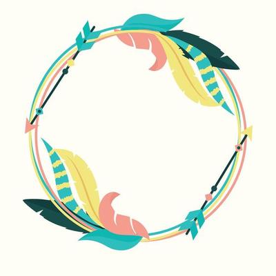 Detail Boho Frame Nomer 13