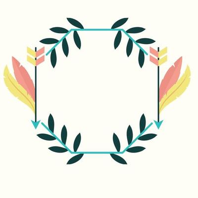 Detail Boho Frame Nomer 9