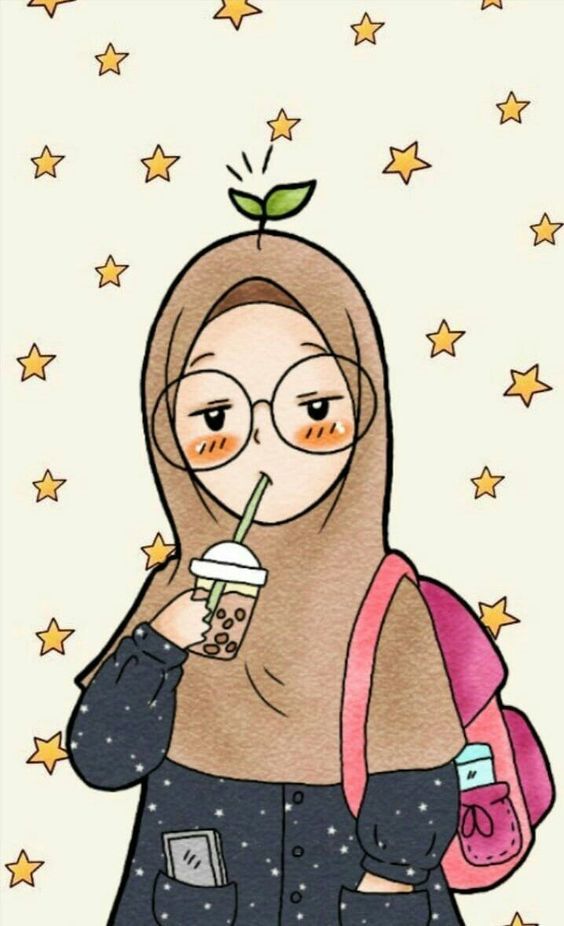 Detail Gambar Animasi Hijab Lucu Nomer 17