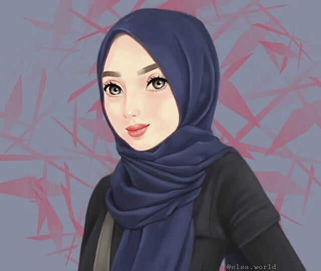 Detail Gambar Animasi Hijab Lucu Nomer 26