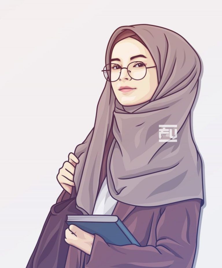 Detail Gambar Animasi Hijab Lucu Nomer 5