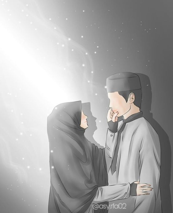 Detail Gambar Animasi Islami Romantis Nomer 26