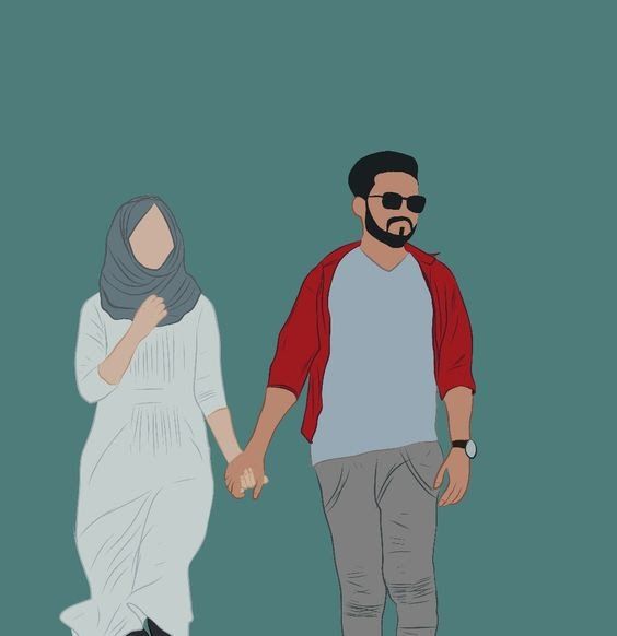 Detail Gambar Animasi Islami Romantis Nomer 27