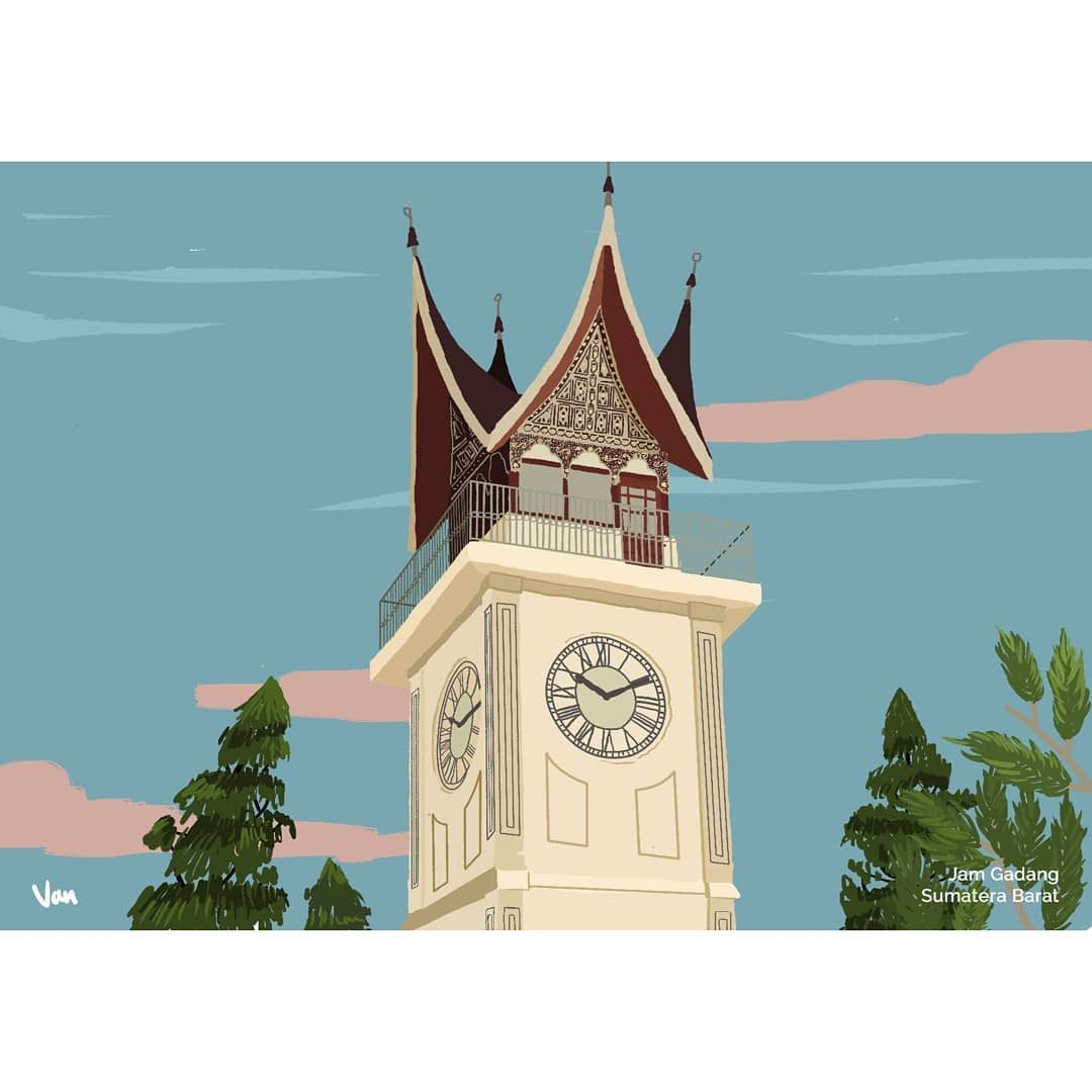 Detail Gambar Animasi Jam Gadang Nomer 12