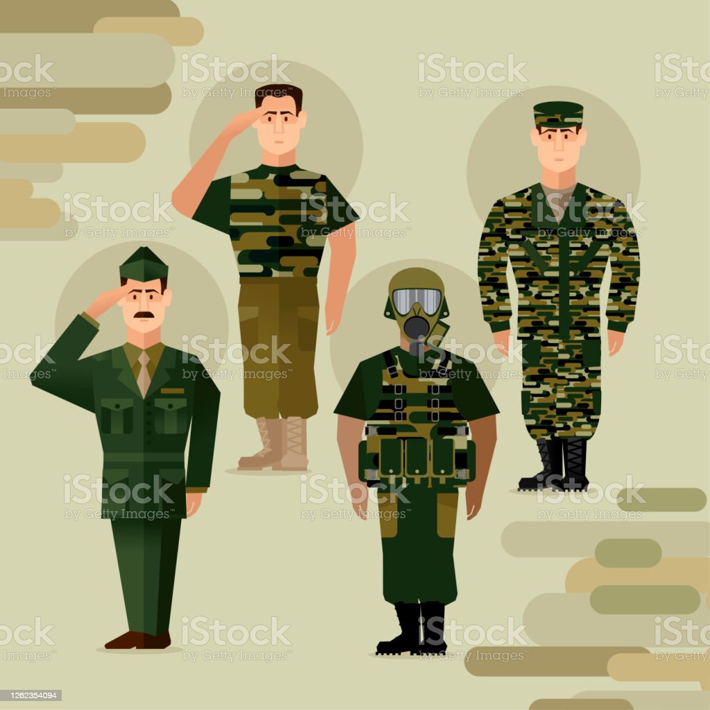 Detail Gambar Animasi Karakter Tentara Nomer 4