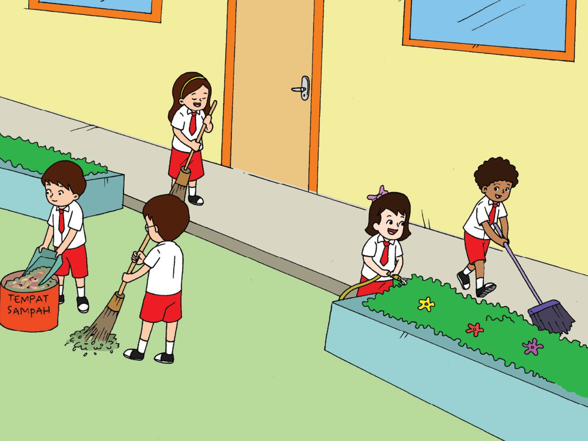 Detail Gambar Animasi Kegiatan Di Sekolah Nomer 7