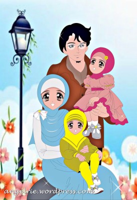 Detail Gambar Animasi Keluarga Islami Yang Bergerak Nomer 17