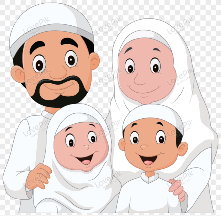 Detail Gambar Animasi Keluarga Islami Yang Bergerak Nomer 33