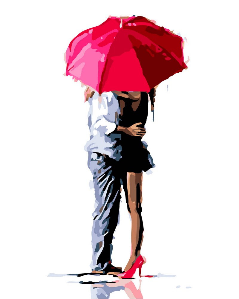 Paar Unterm Regenschirm - KibrisPDR