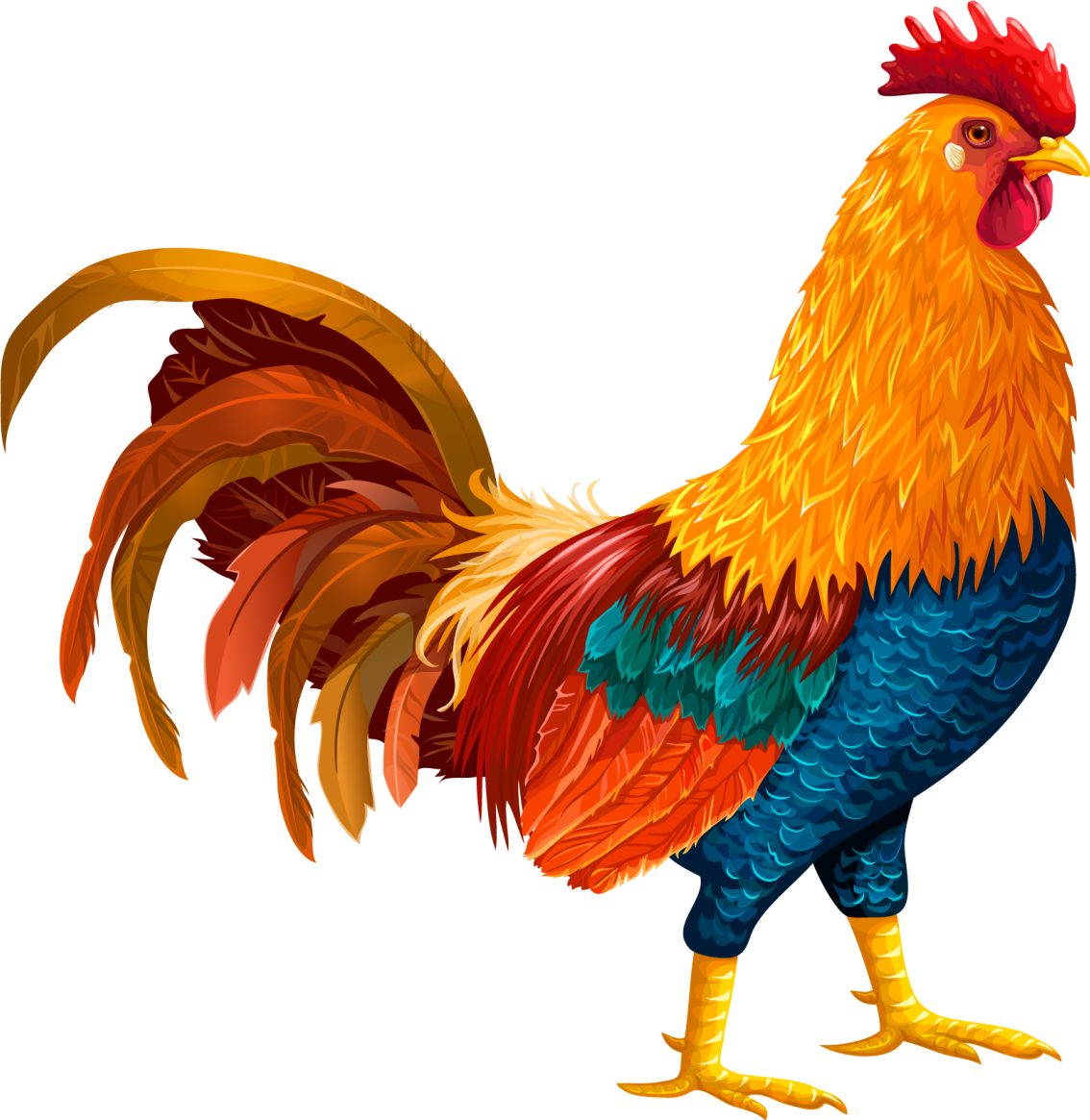 Detail Rooster Stickers Nomer 25