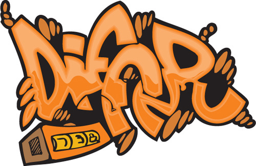 Detail Schrift Graffiti Abc Nomer 16