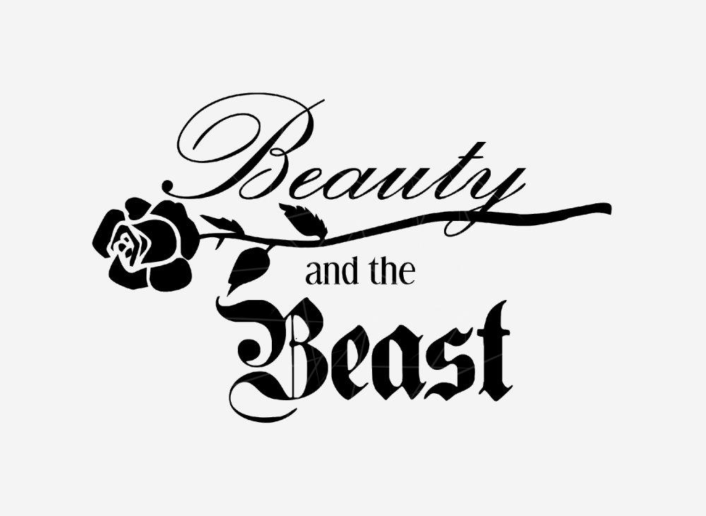 Detail Beauty And The Beast Text Font Nomer 12