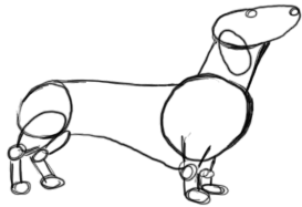 Detail Einfach Hund Zeichnen Nomer 13