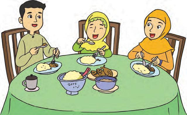 Detail Gambar Animasi Makan Bersama Keluarga Nomer 45