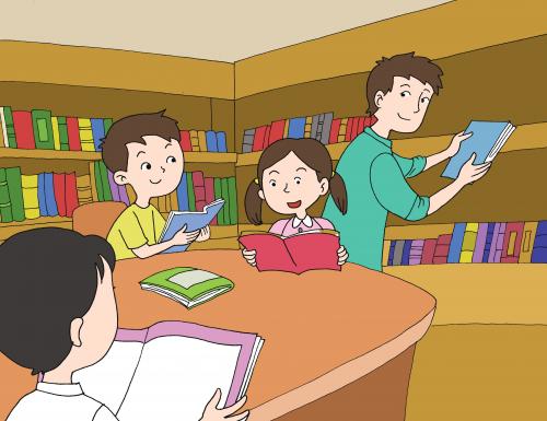 Detail Gambar Animasi Orang Membaca Buku Nomer 45